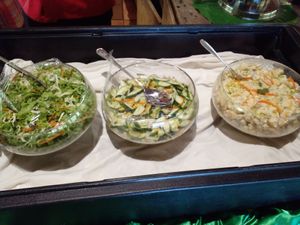 Salad. The last one has mayo so i didn't take that one. at Belmont Estate in Belmont