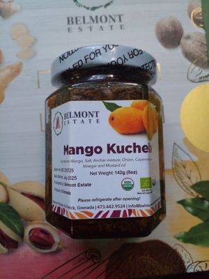 Got this from thei chocolate factory. Along with chocolates there are spices, tambarind sauce, mango kuchela, pepper sauce, etc for sale. at Belmont Estate in Belmont