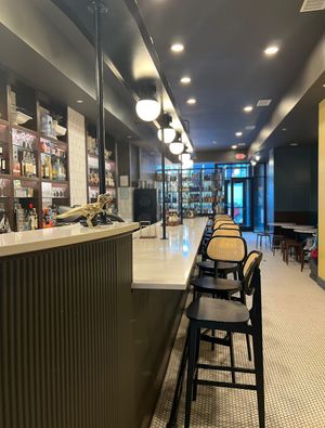 Gather: Bar area. Lots of options for cocktails   at Gather in Dayton