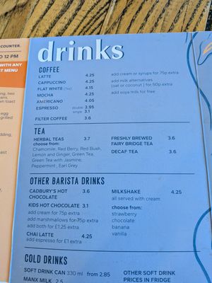  at Sound Cafe in Port Erin