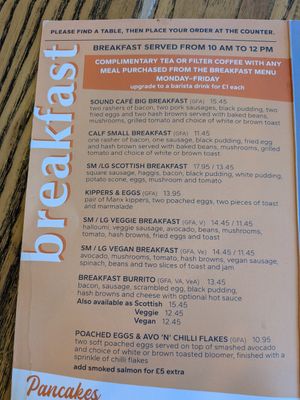  at Sound Cafe in Port Erin