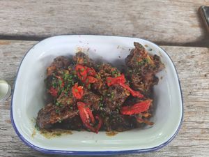 Cauliflower wings at Embers Cafe in Telford
