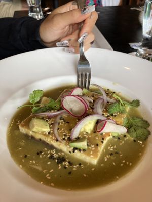 Seared tofuu  at Alebrije in Kamuela