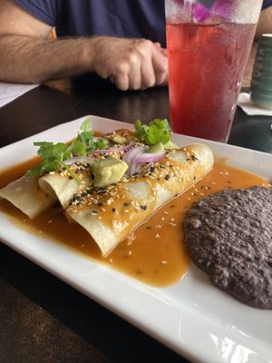 Mushroom enchilada  at Alebrije in Kamuela