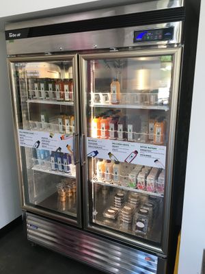 Juices for sale at Extract Juicery in Edina