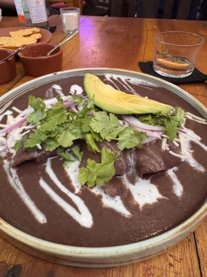 Enfrijoladas  at La Perla in Playa Del Carmen