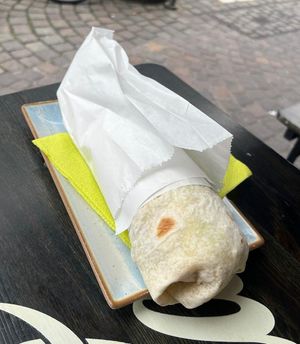 veganer yufka at Freiburger Kebap in Freiburg