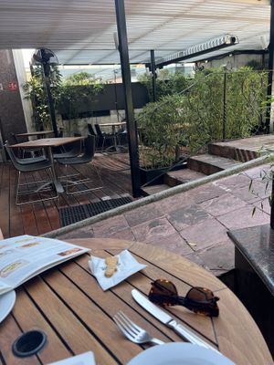 Pet friendly   at Giornale Cafe Palmas in Mexico City