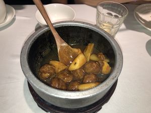 Vegan meatballs  at Ziputi Vegetarian Restaurant in Beijing