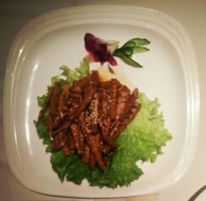 bamboo  at Ziputi Vegetarian Restaurant in Beijing