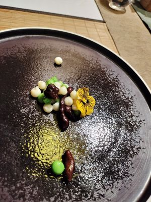 The tiniest potatoes at Ziputi Vegetarian Restaurant in Beijing