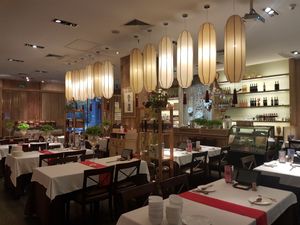 Ambience at Ziputi Vegetarian Restaurant in Beijing