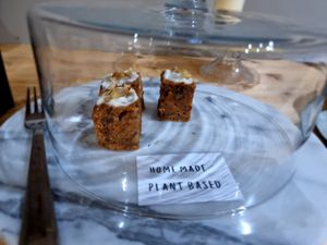 Carrot cake at Hotel Malleberg in Bruges