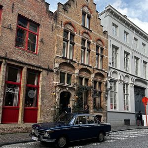 Facade at Hotel Malleberg in Bruges