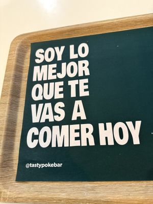  at Tasty Poke Bar in Valencia