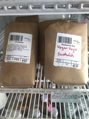 Vegan sandwiches of the day at Good Tern Co-op Cafe in Rockland