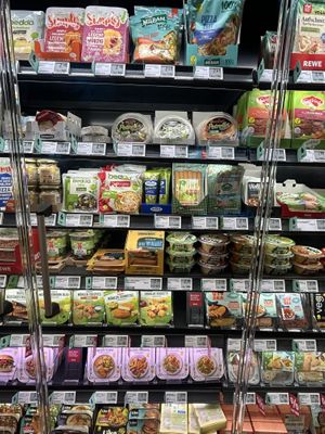 vegan options   at REWE Markt Berlin  in Berlin