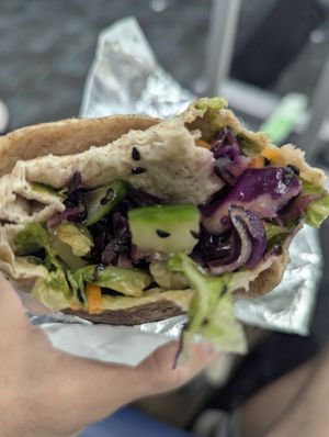 Salad wrap at  YYZ - freshii - T3  in Toronto
