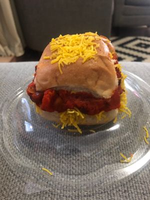 Masala pav at Salam Bombay in Abu Dhabi