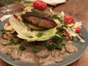 Burger   at Maitri-vegan&glutenfree in Poznan