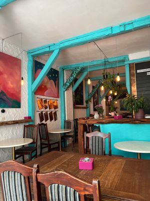 Inside  at Maitri-vegan&glutenfree in Poznan