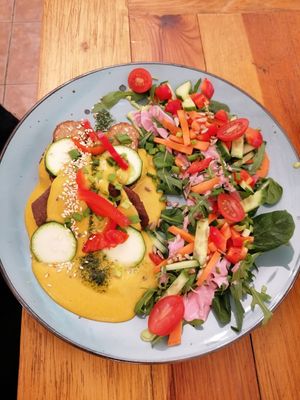 Delicious! at Maitri-vegan&glutenfree in Poznan