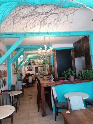 Inside at Maitri-vegan&glutenfree in Poznan