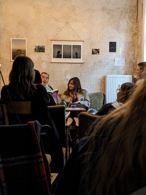 Lesung im Büchercafé at Büchercafé Kapitel Drei in Hamburg