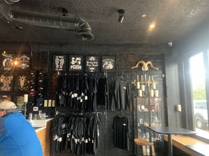 Merch  at Full Metal Burgers in Escondido