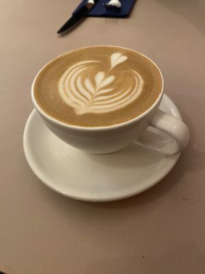 Oat milk latte   at The Sixteen Twelve in Copenhagen