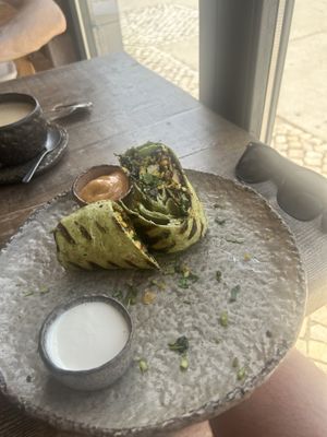 Breakfast burrito  at Honest Greens in Lisbon