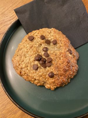 Vegan cookie!  at Shakespeare Coffee & Poetry in Brasov