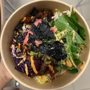 Vegan kbbq bowl  at Fat Monk - Wien Schottentor in Vienna