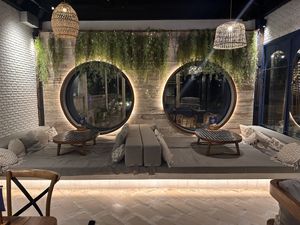 Indoor seating   at The Lunar Beach House in Chonburi
