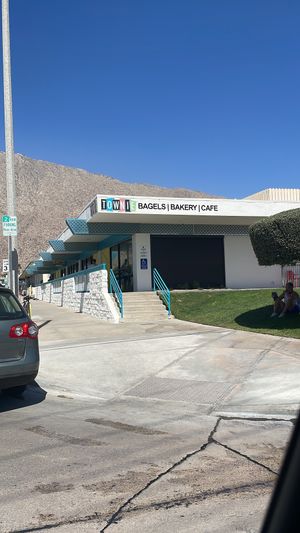   at Townie Bagels in Palm Springs