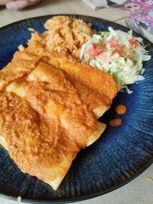 Enchiladas de la Abuela at Mexican Vlend in A Coruna