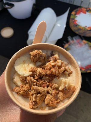 Banana Nut Smoothie Bowl   at Str8 Juice in Bradner