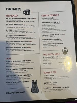  at Bill Peyto's Cafe in Lake Louise