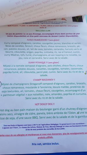 Menu salé at Greedy Guts in Caen