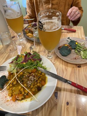 Visited again in Sept 25. As lovely as ever! Recommend the fake ‘mage’ (fromage). So glad the place is so busy.  at Greedy Guts in Caen