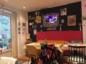 Inside at Greedy Guts in Caen