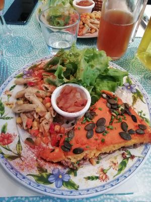 Cheesecake salé au potimaron at Greedy Guts in Caen