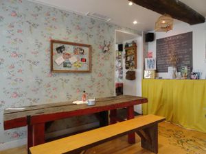 Inside at Greedy Guts in Caen