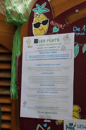 Menu plats at Greedy Guts in Caen