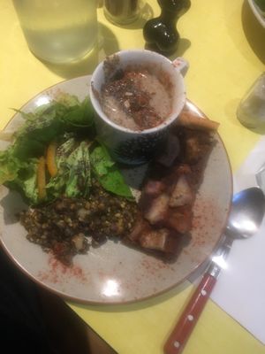 Parsnip soup at Greedy Guts in Caen