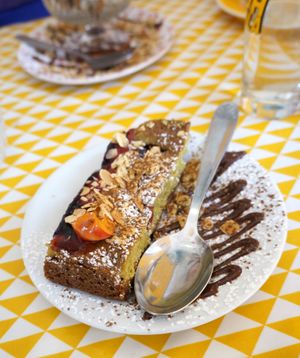 Matcha/Chocolate Cake at Greedy Guts in Caen