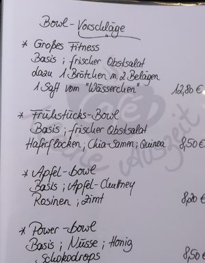 Bowls at Café Kleine Auszeit in Bettingen