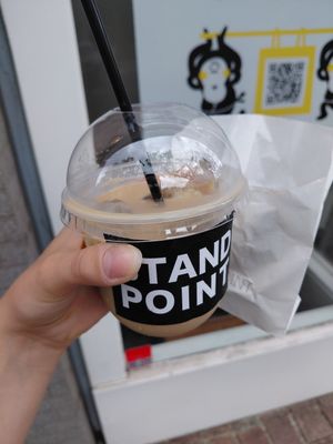 Ice coffee (decent) at Stand Point in Fukuoka