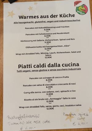 These dishes were included in the price of the buffet (35€) at Green.Tasty.Unicorn in Lagundo