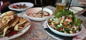 Roti and cashew salad at Cookie in Melbourne